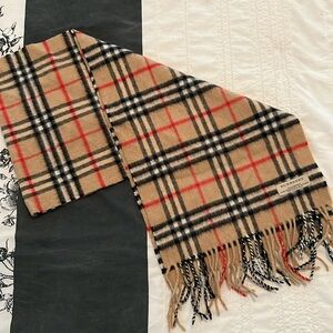 Burberry Cashmere Scarf 60”